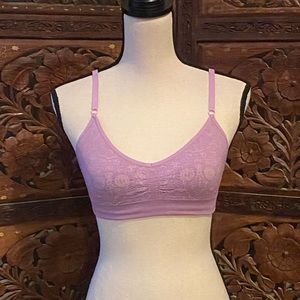 Cute purple Athleta sports bra